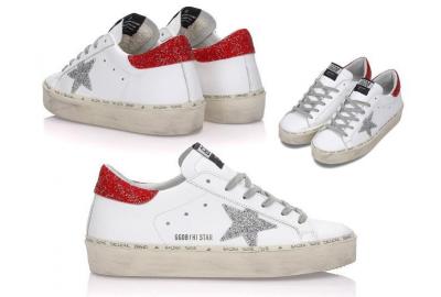 Golden Goose Hi Star: the newest limited-edition sneakers realised in collaboration with Swarovski