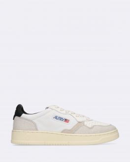 White Leather Medalist Low Sneakers