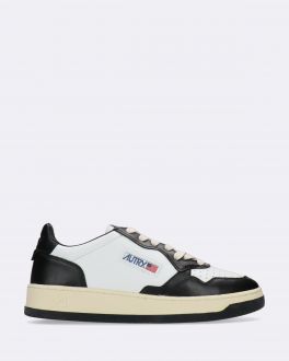 Sneakers Basse Medalist Bianche e Nere
