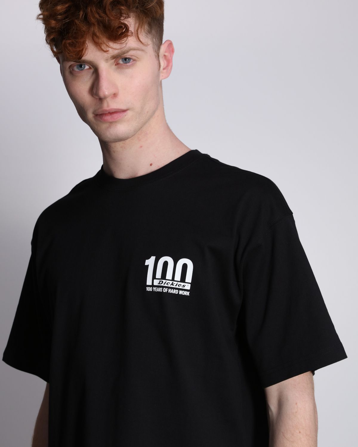 100 Logo Tee Ss Nero