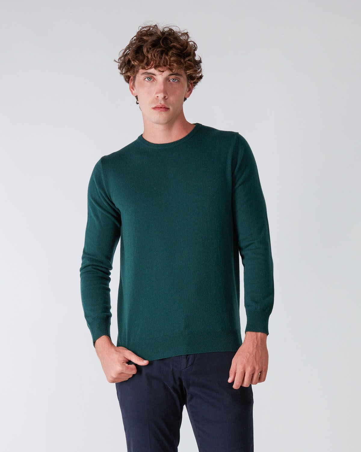 Green Turtleneck Sweater
