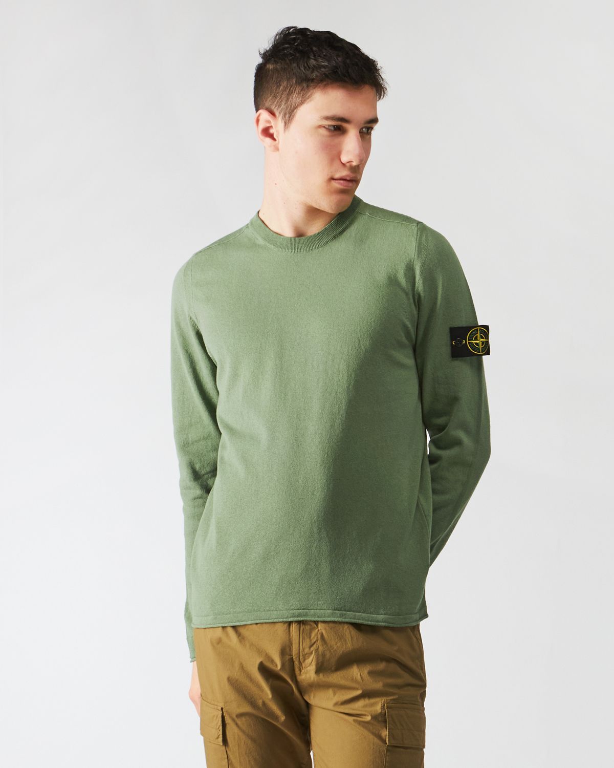 Green Crewneck Sweater