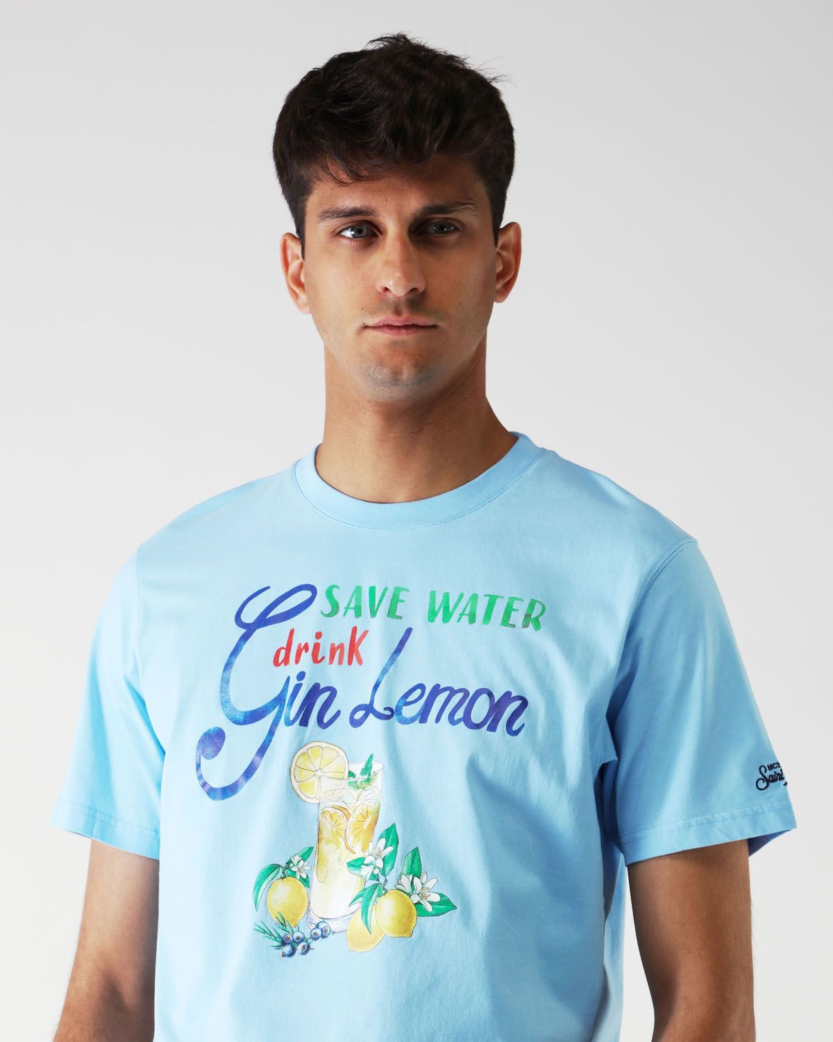 Light-Blue Gin Lemon T-Shirt