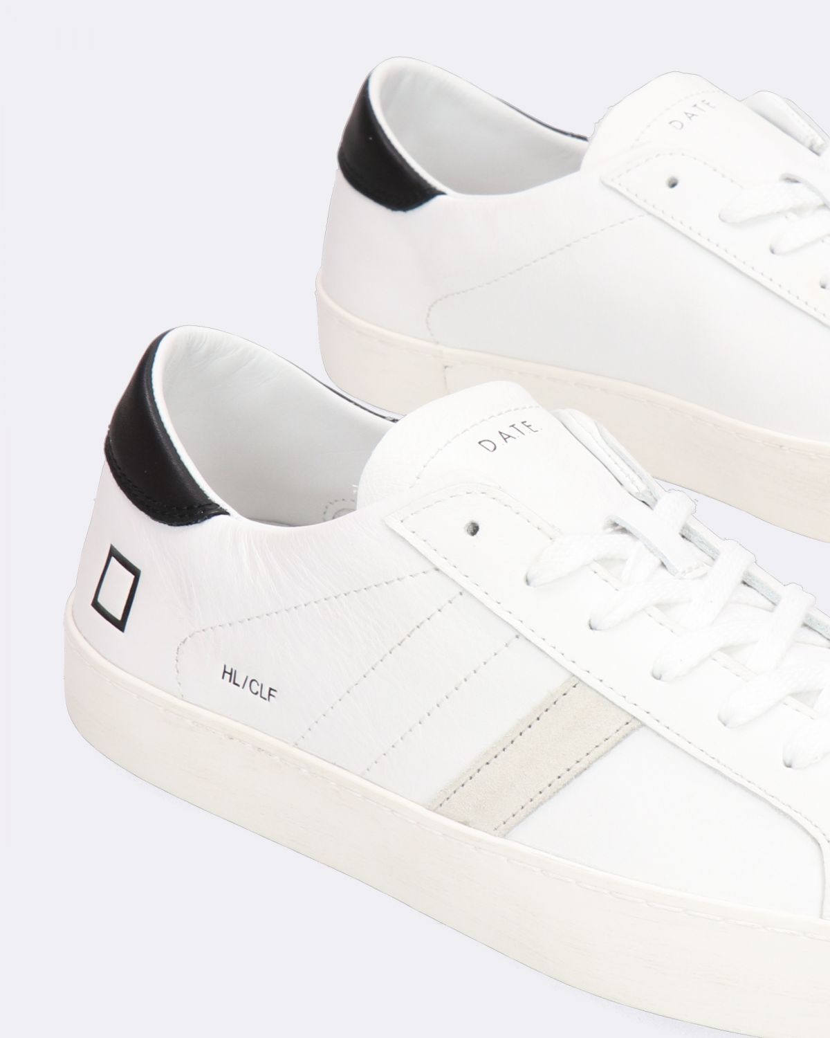 Sneaker Hill Low Calf di colore nero e bianco