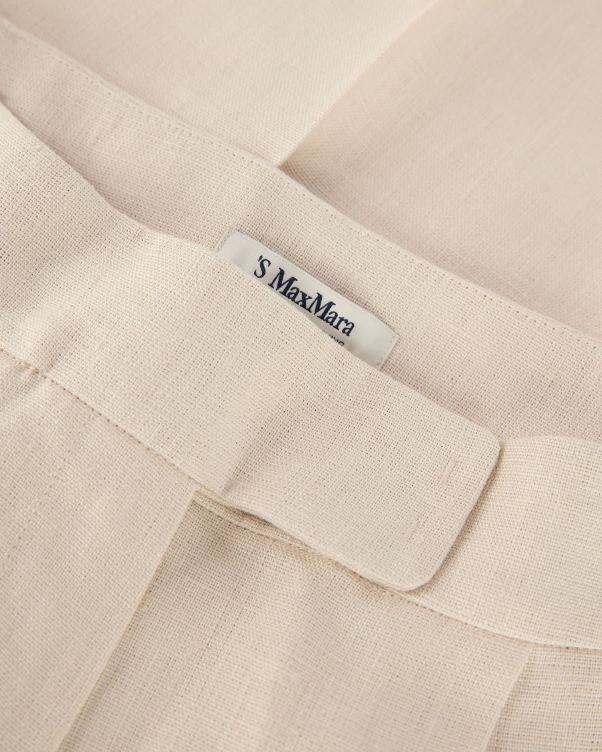 Pantalone Lira a palazzo Max Mara di colore beige