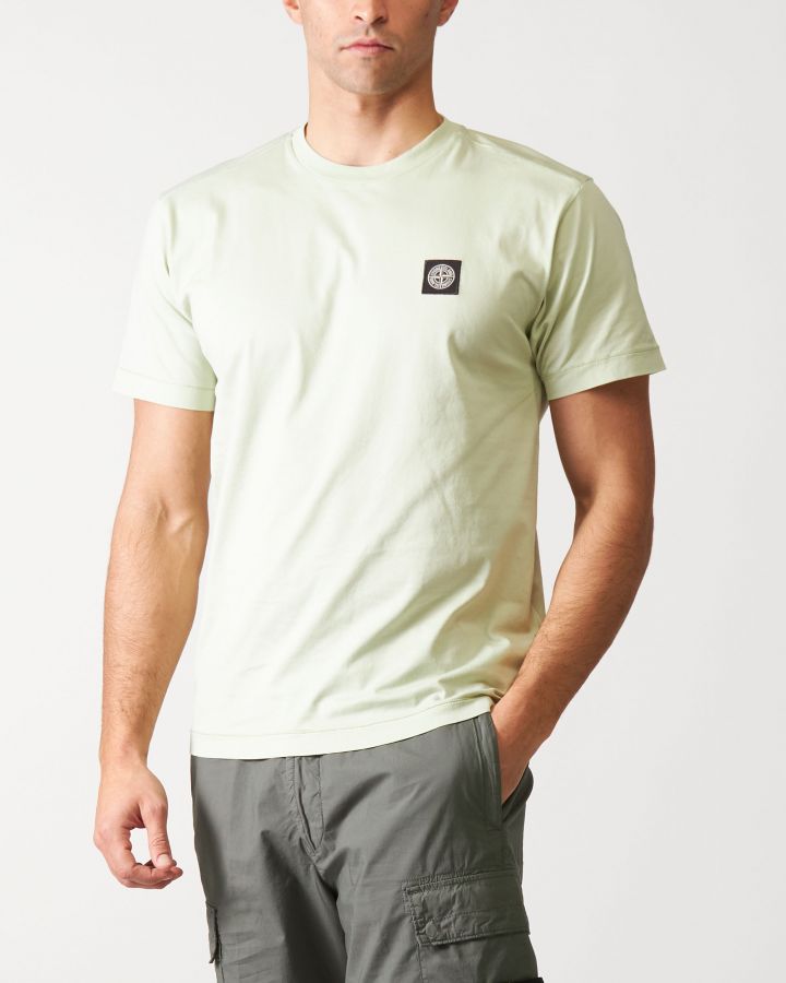 T-Shirt in cotone color pistacchio