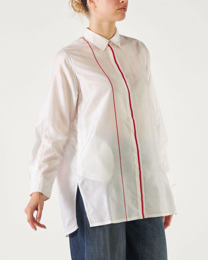 Camicia Péro di colore bianco