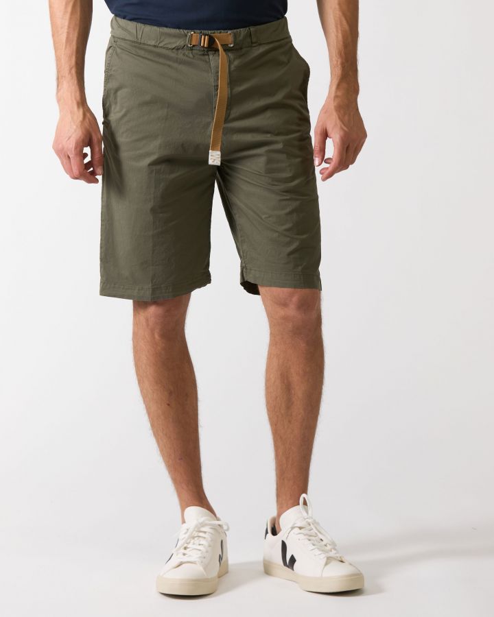 Pantaloncino elasticizzato di colore militare