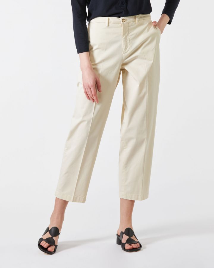 Pantalone Briglia Genderless di colore crema
