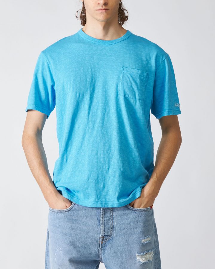 T-Shirt President Bluette con Tasca