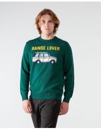 Range Lover Green Crewneck Sweater